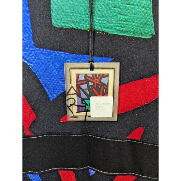 Simply Art Dolcezza Dress Womens Small Pop Art to Wear Stretch Pullover Tunic - Picture 4 of 10